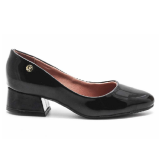 Scarpin Vizzano Salto Bloco Verniz