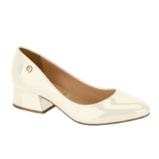 Scarpin Vizzano Salto Bloco Verniz