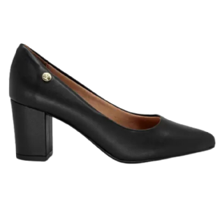 Sapato Vizzano Bico Fino Salto Grosso