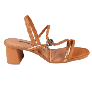 Sandalia Dakota Tiras  Salto Bloco