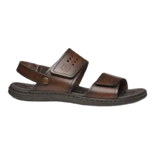 Sandalia Couro Pegada Masculina Amortecedor