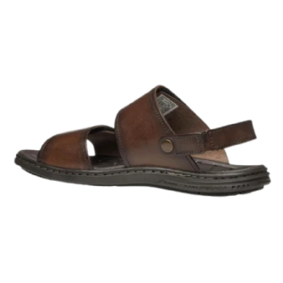 Sandalia Couro Pegada Masculina Amortecedor