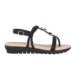 Sandalia Piccadilly Dedo Anabela Baixa