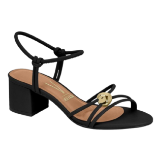 Sandália Vizzano Salto Bloco Feminina