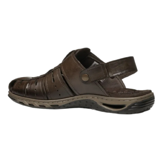 Sandalia Pegada Fechada  Masculina Couro