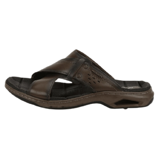 Chinelo Pegada Couro  Masculino