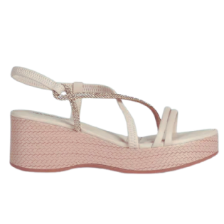 Sandalia Mississipi Anabela Brilho