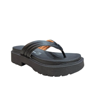 Chinelo Vizzano Tratorado Preto Feminino