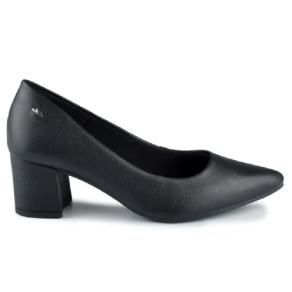 Sapato Dakota Couro Bico Fino Salto Grosso